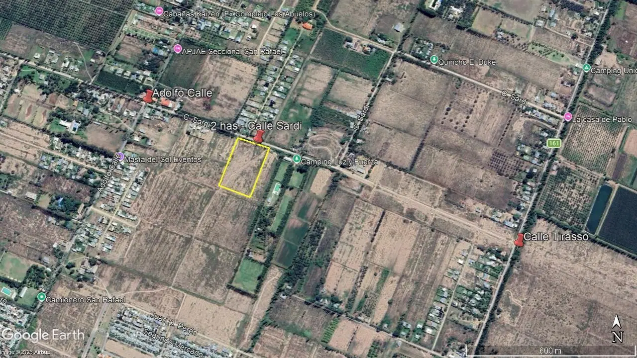 Terreno de 2 has en El Cerrito - Calle Sardi - San Rafael, Mendoza 3