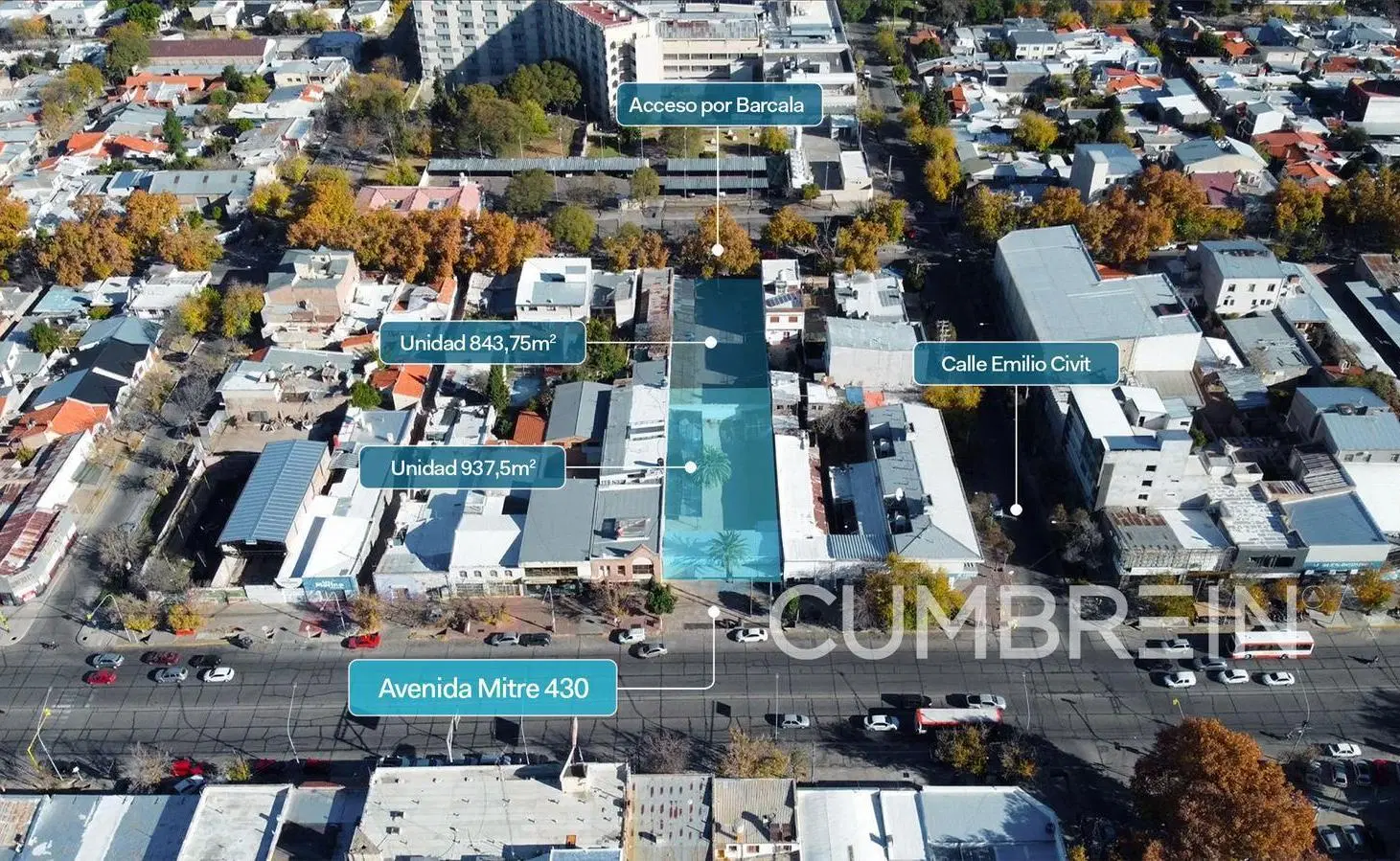 Terreno comercial de 1.780 m2 en Av. Mitre 430 pasante a calle Barcala - San Rafael Mendoza 2