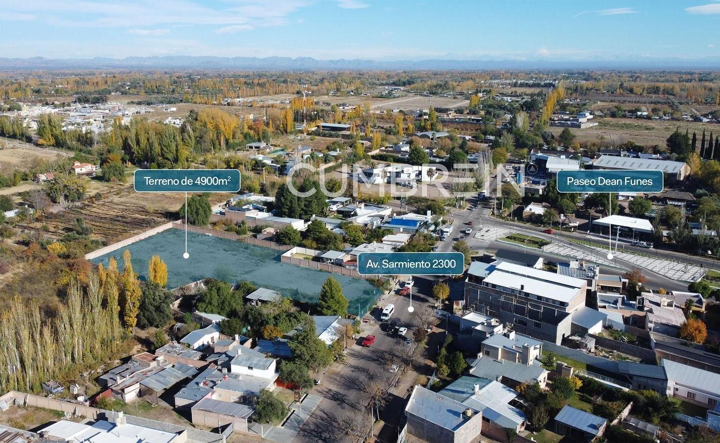 Foto de Lote Comercial de 4.900 m2 en Av. Sarmiento a mts de Paseo Dean Funes, imagen 1