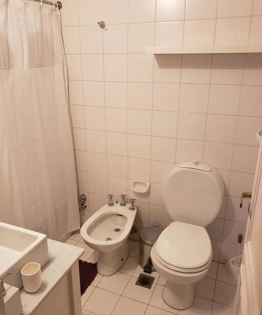 Departamento en alquiler en Recoleta. Living comedor 1 suite Baño Amoblado 5