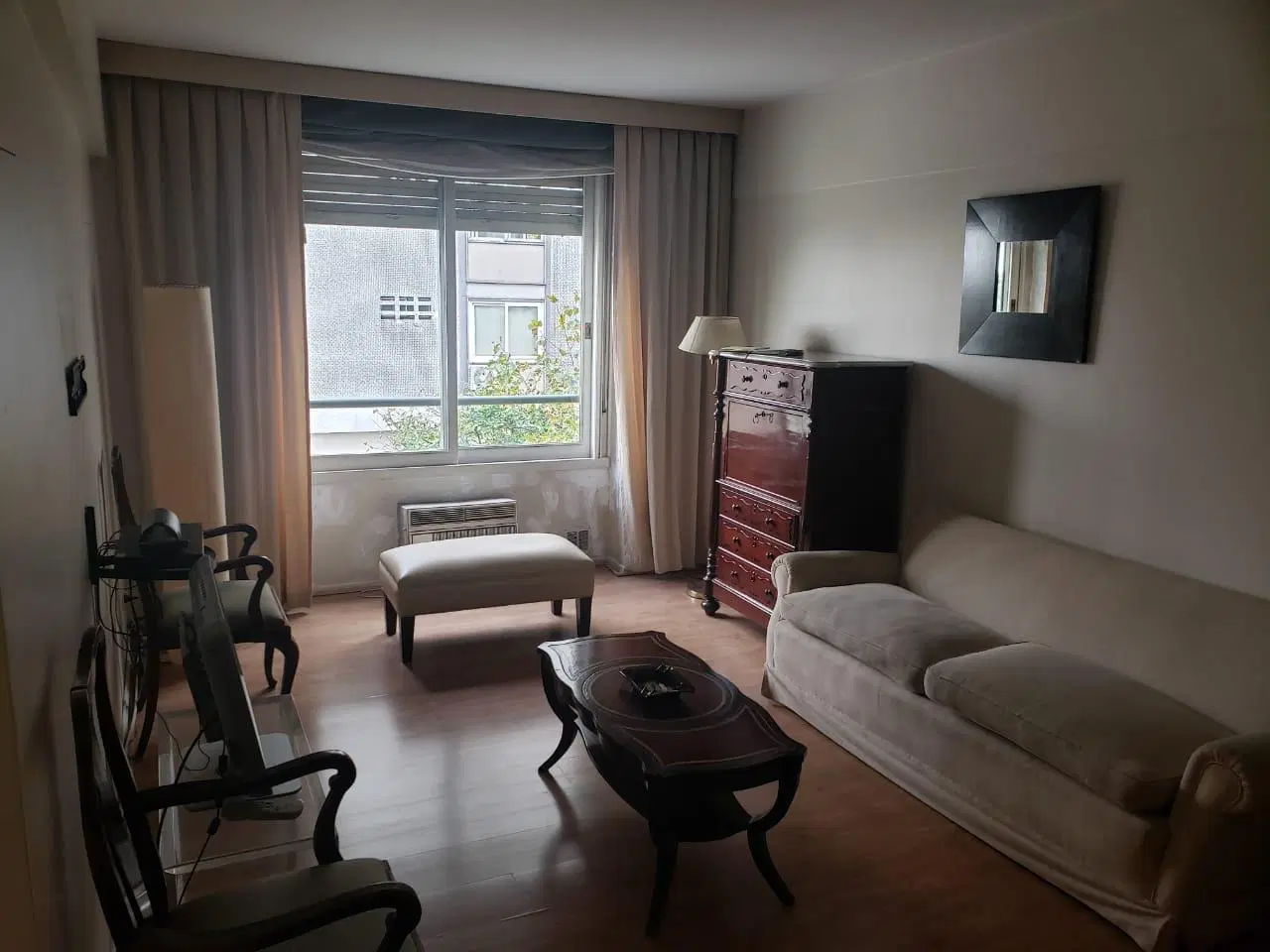 Departamento en alquiler en Recoleta. Living comedor 1 suite Baño Amoblado 2