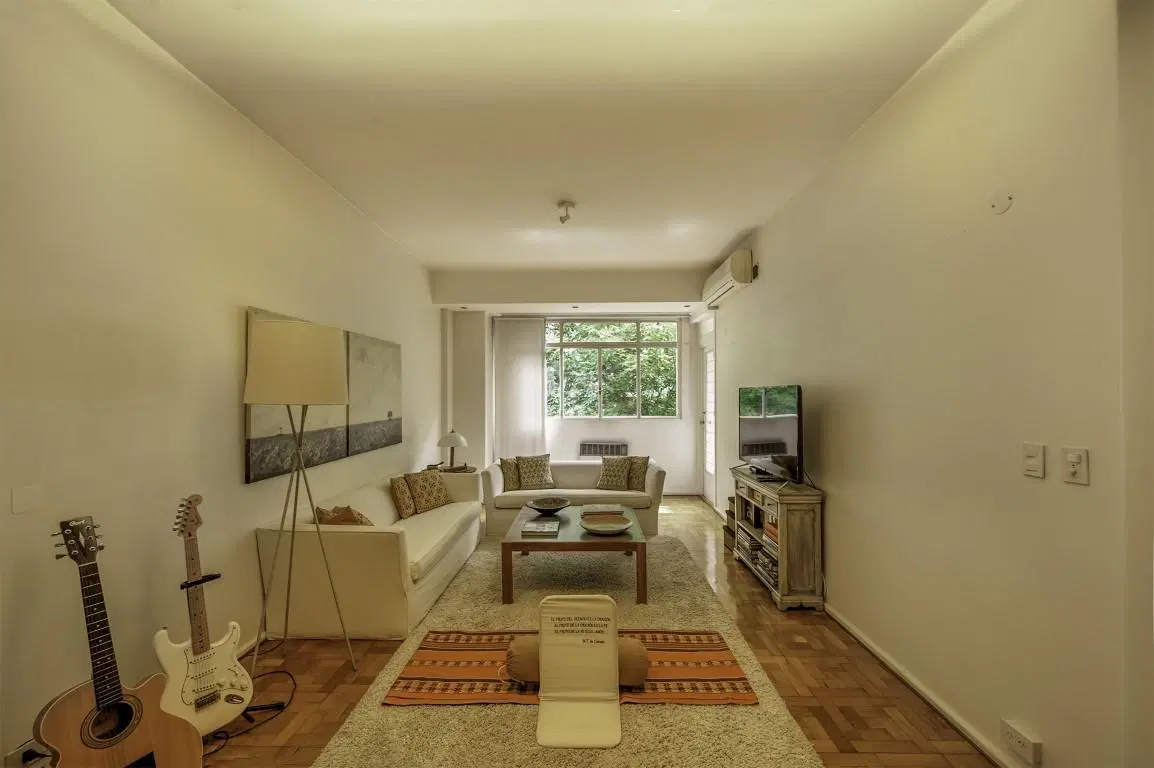 Departamento en alquiler en Palermo. Living comedor 3 dormitorios (1 suite) 2 baños Balcón 1 cochera 2