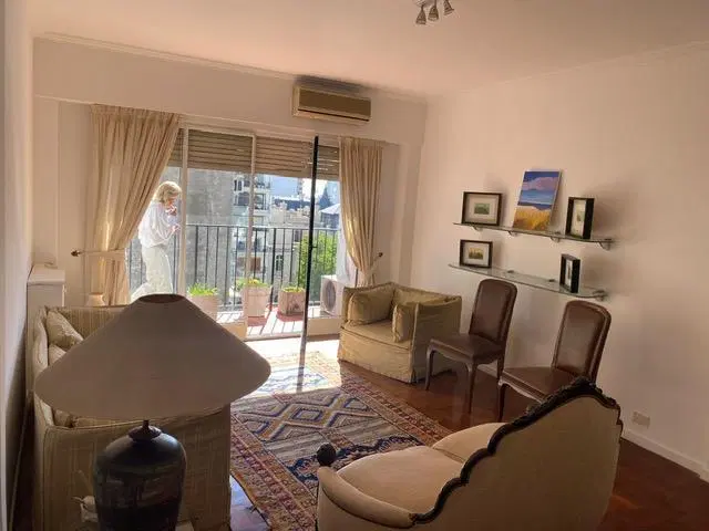 Departamento en alquiler en Recoleta Living comedor Dormitorio Baño Balcón Apto profesional 5