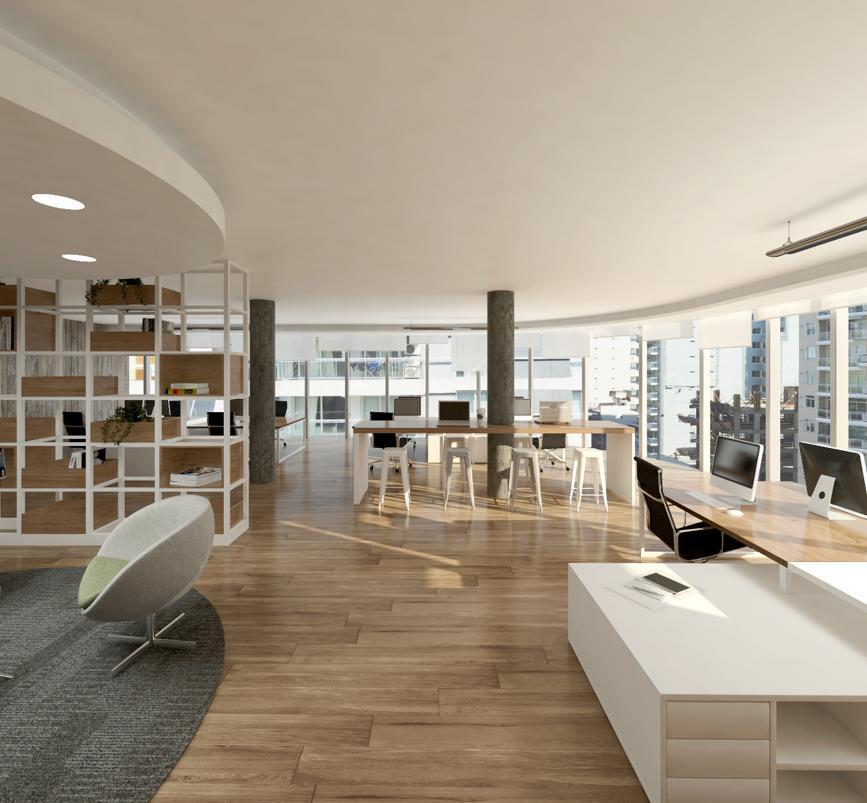 Venta Oficina Frente en Libertador Belgrano en Construcción 4