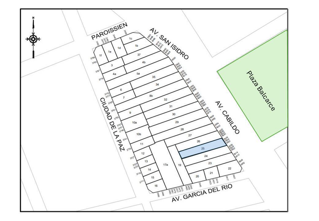 Venta de Terreno en Av Cabildo Saavedra Nuñez