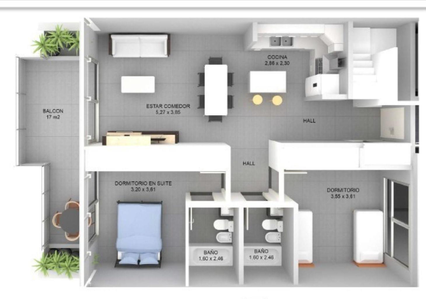 Foto de Venta Departamento 3 ambientes Villa Crespo a estrenar, imagen 3
