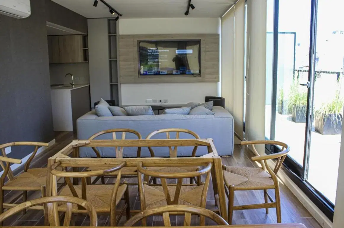 Venta departamento studio monoambiente al frente en Las Cañitas Palermo 8