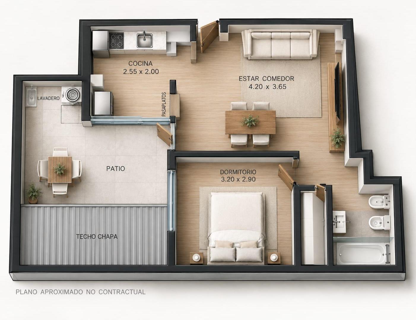 Foto de VENTA DEPARTAMENTO 2 AMBIENTES PALERMO BOTANICO, imagen 2