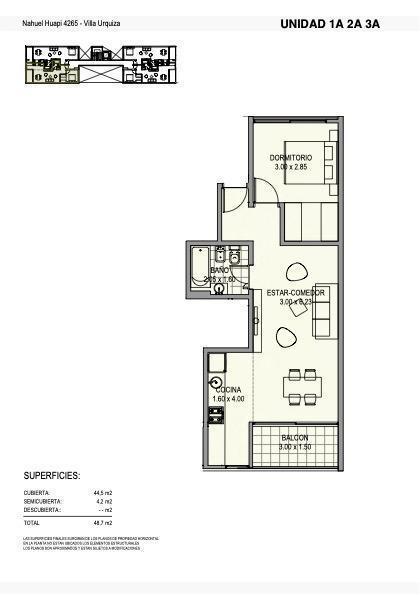 Foto de Departamento 2 amb a estrenar en Villa Urquiza, imagen 3