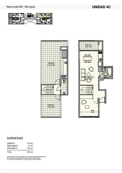 Foto de Departamento 2amb. duplex a estrenar en Villa Urquiza, imagen 3