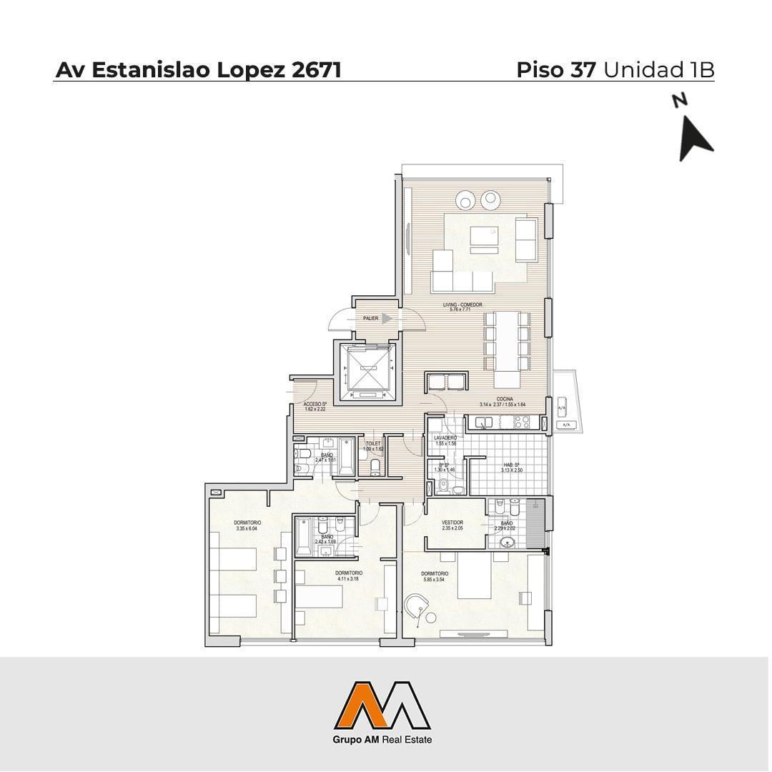 DEPARTAMENTO PREMIUM DE TRES DORMITORIOS EN SUITE VENTA SEGURIDAD 24 HS Y GIMNASIO MAUI ROSARIO