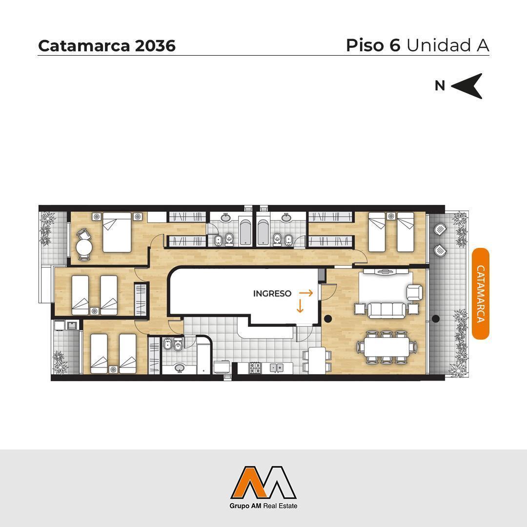 DEPARTAMENTO DE CUATRO DORMITORIOS VENTA PISO EXCLUSIVO CENTRO ROSARIO