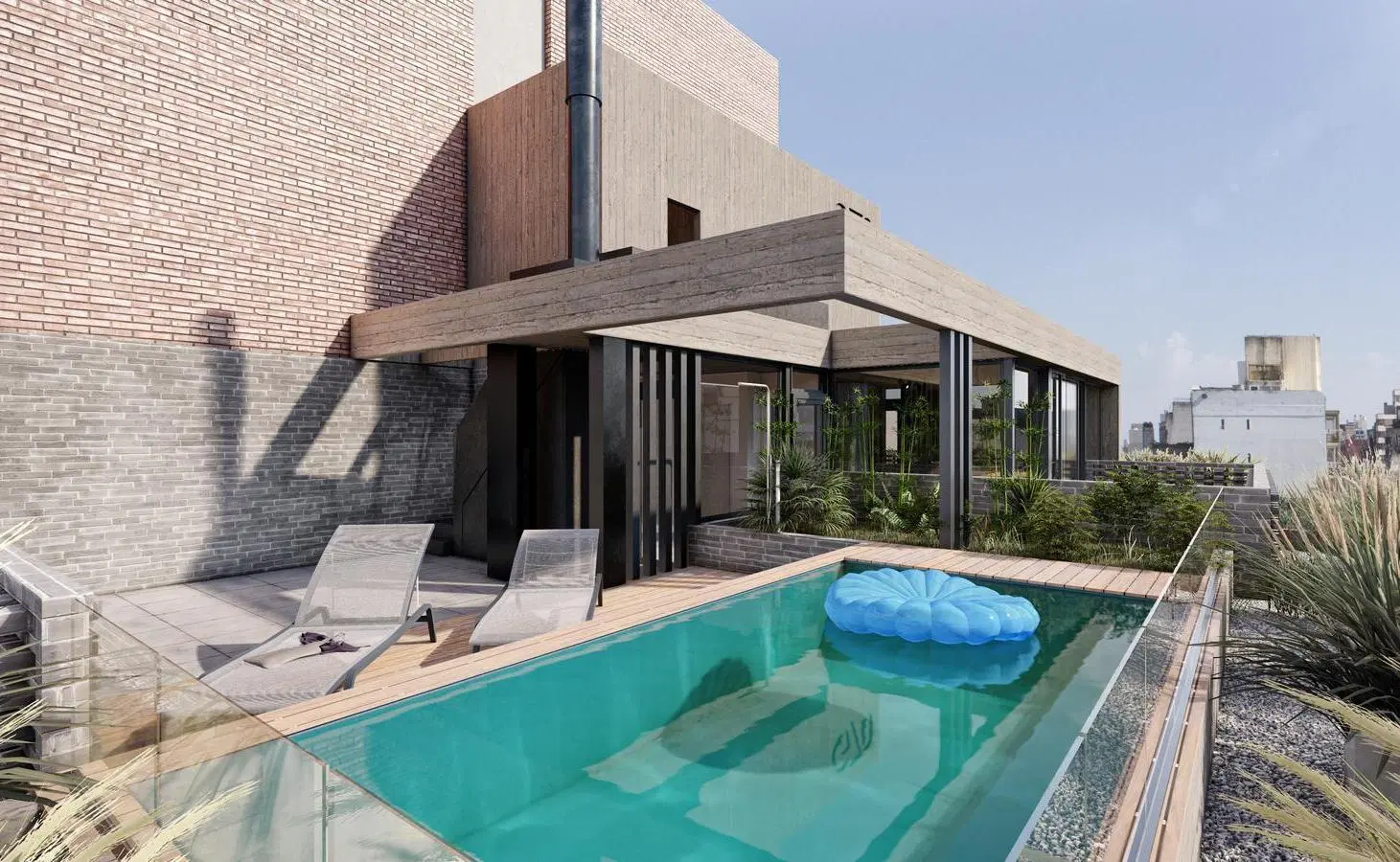 DEPARTAMENTO PREMIUM DE DOS DORMITORIOS VENTA SOLARIUM Y PISCINA CENTRO ROSARIO 4