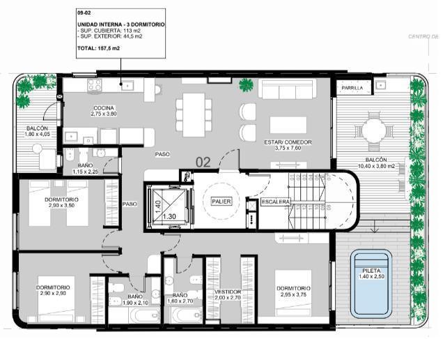 Venta Departamento a estrenar en Moreno y San Juan