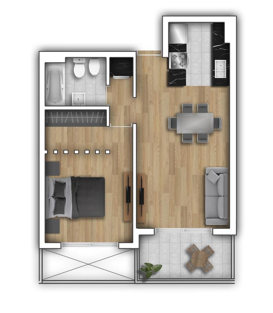 Venta Departamento a estrenar. 9 de Julio y Paraguay