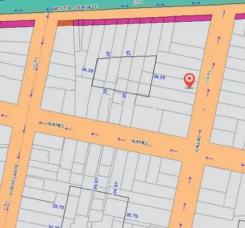 Venta Terreno 300m2. Callao bis 100 2