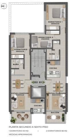 Foto de Venta Departamento un dormitorio - Pichincha, imagen 5