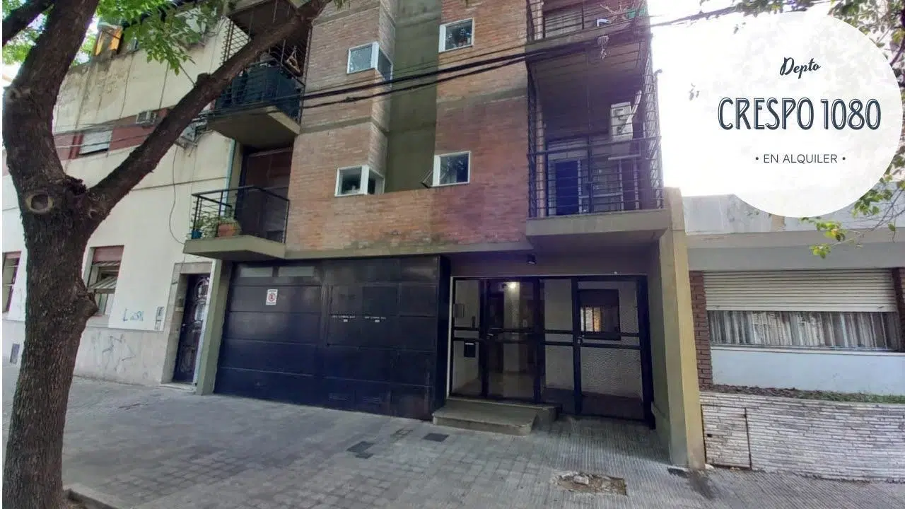 Departamento un dormitorio con balcones alfrente y contrafrente 3