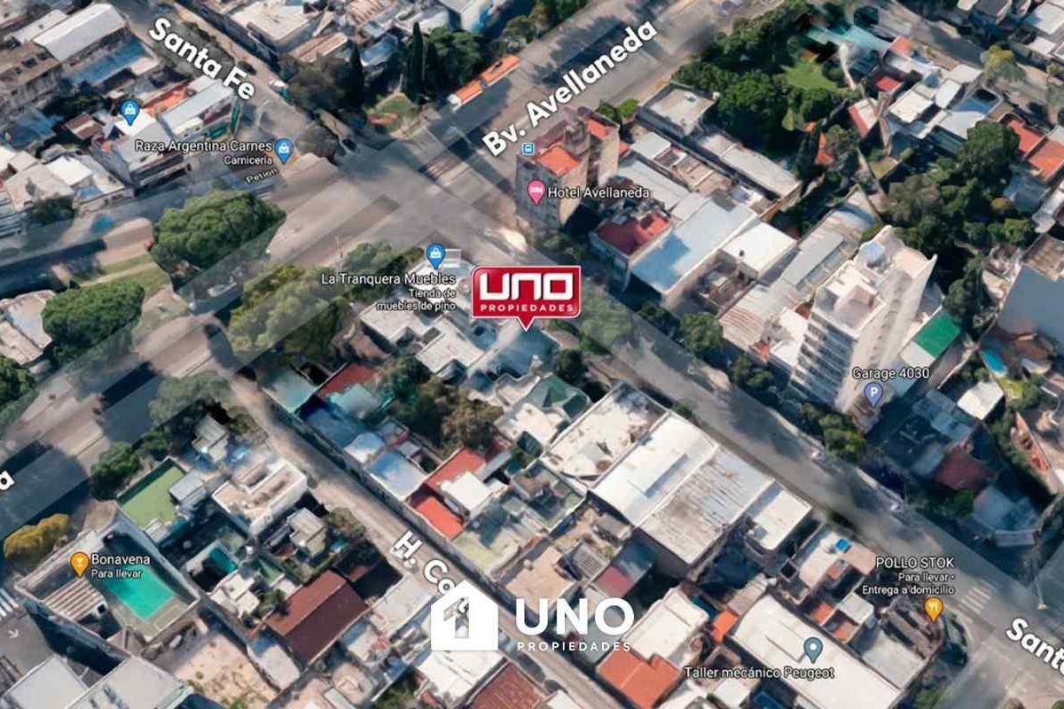 Lote en Santa Fe y Bv. Avellaneda: 80 m² Para Construir Hasta 10 Pisos en Zona Urbana B. 4