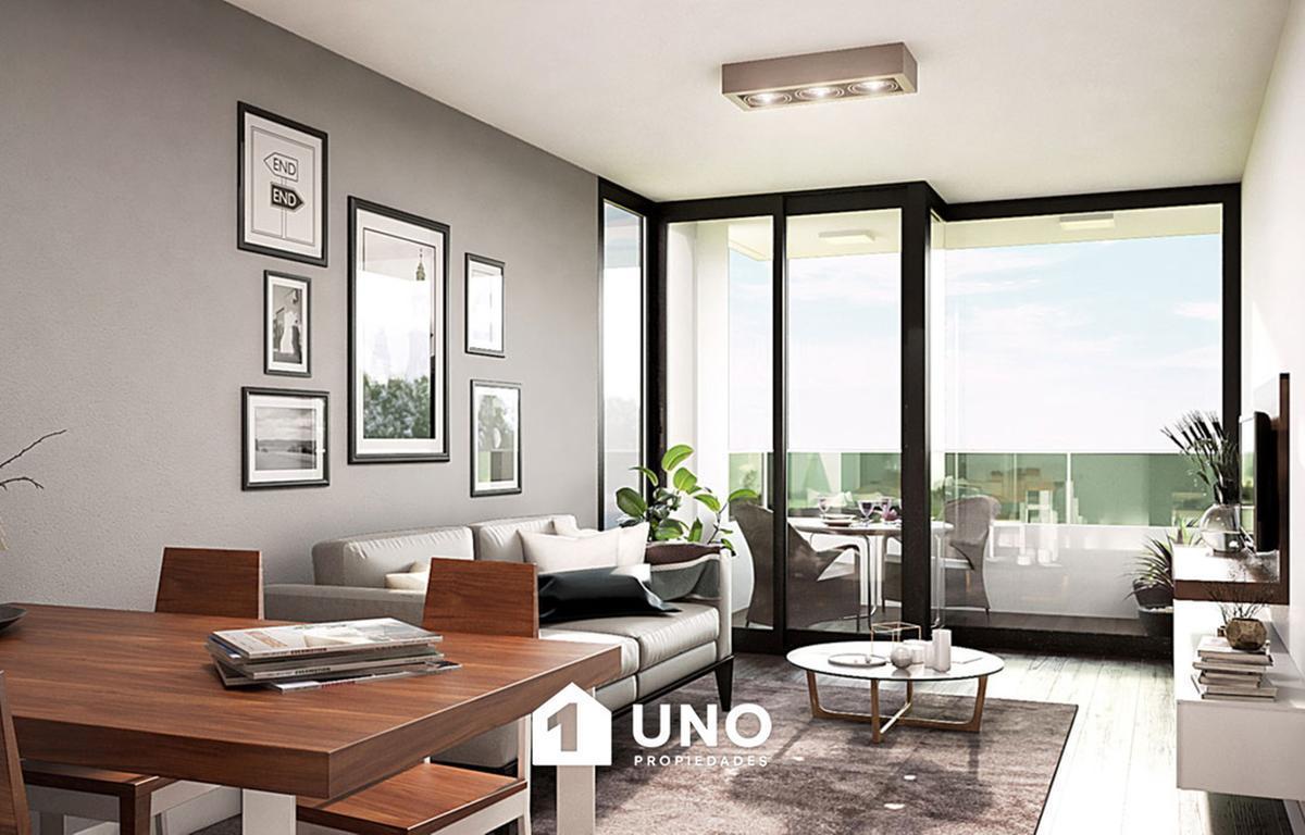 Departamento de 1 dormitorio con balcón y amenities, entrega inmediata. Cochera disponible.