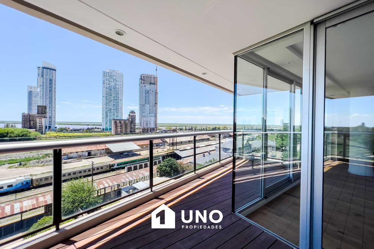 Amplio Semipiso Premium de 2 Dorm. con Balcón, Vista Al Río y Amenities de Lujo. Posibilidad C 1