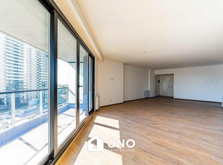 Departamento de categoría en Puerto Norte con amplio balcón, vista parcial al río y amenities de luj 1