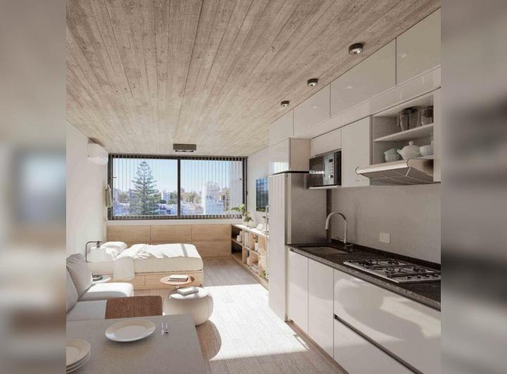 Dpto Monoambiente amplio con amenities y seguridad en Santiago y Urquiza. Entrega en Mayo 2026. Posi