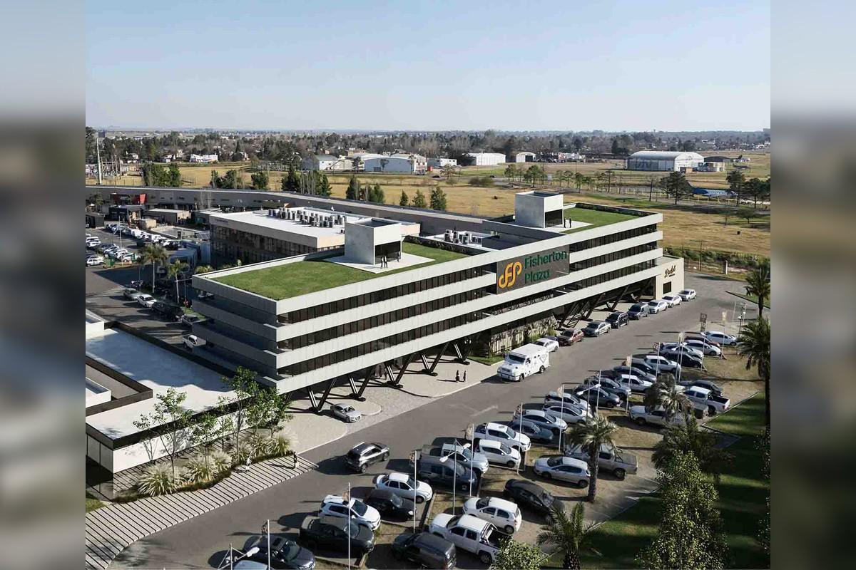 Oficina espaciosa en Fisherton Plaza, con servicios y entrega en diciembre de 2027.