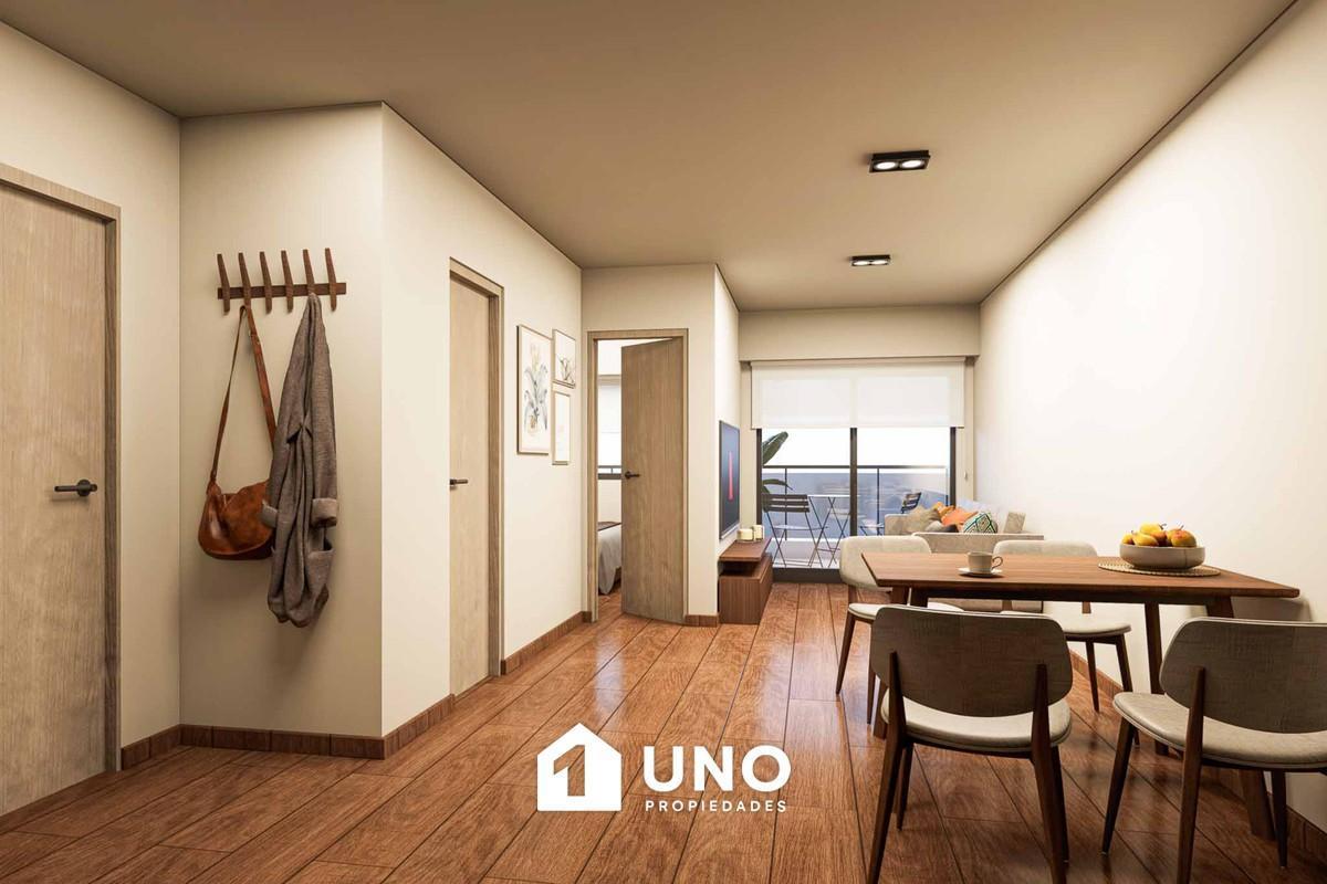 Oficina amplia con patio exclusivo en zona comercial de Rosario, entrega en mayo de 2027. Cochera di