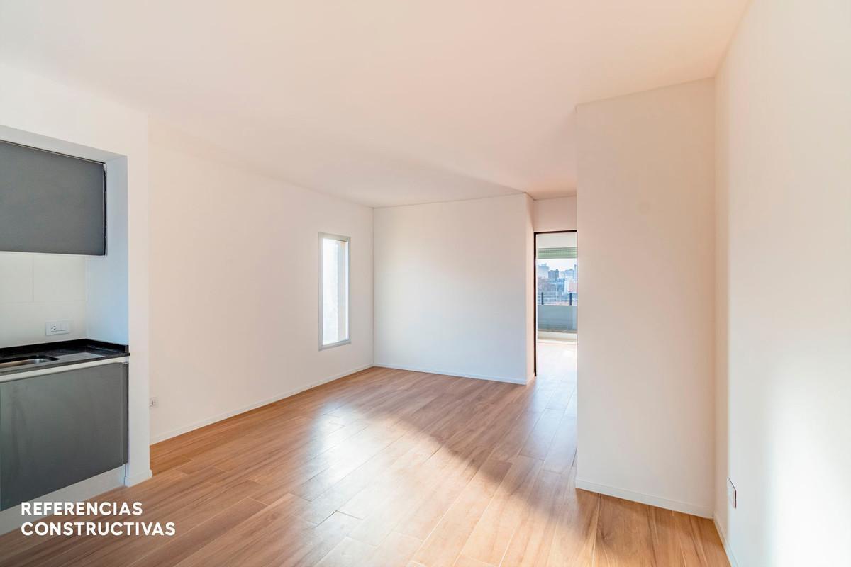 Departamento en construcción con balcón y amenities. Entrega en 2028. Cochera disponible.