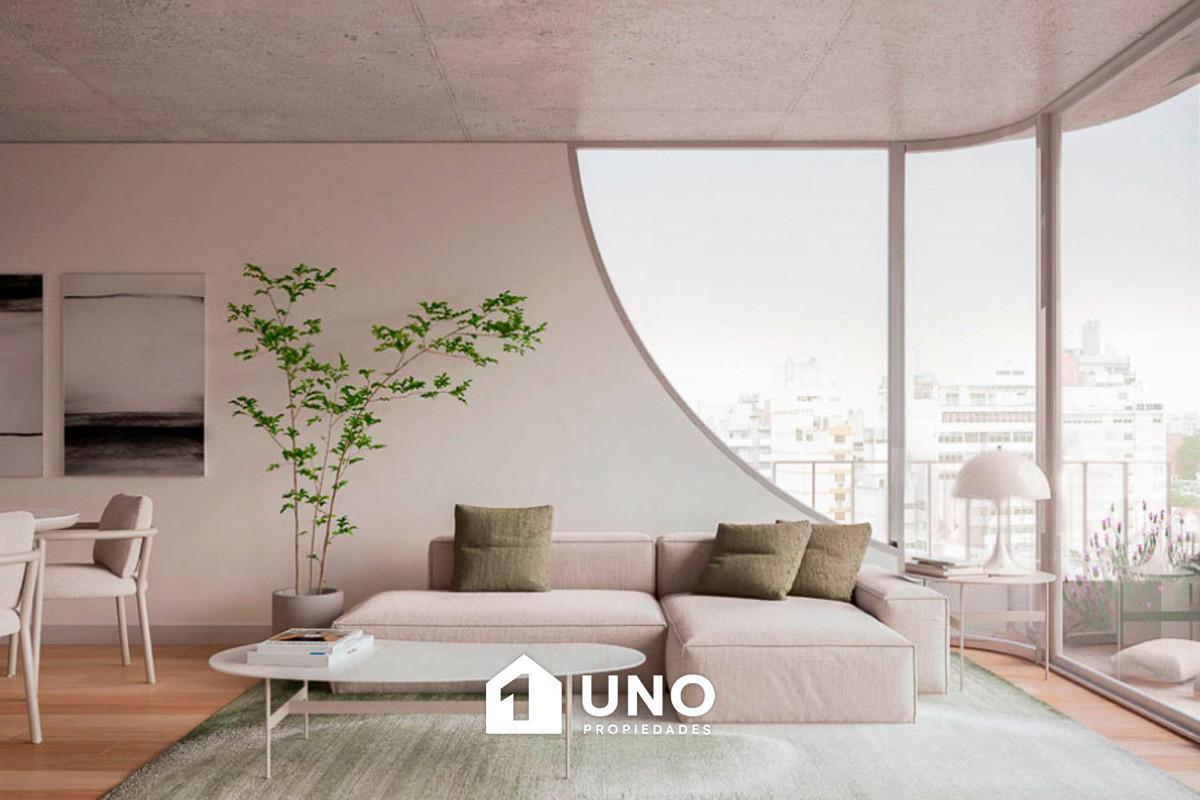 Departamento de 1 dormitorio con balcón terraza, en barrio Lourdes.