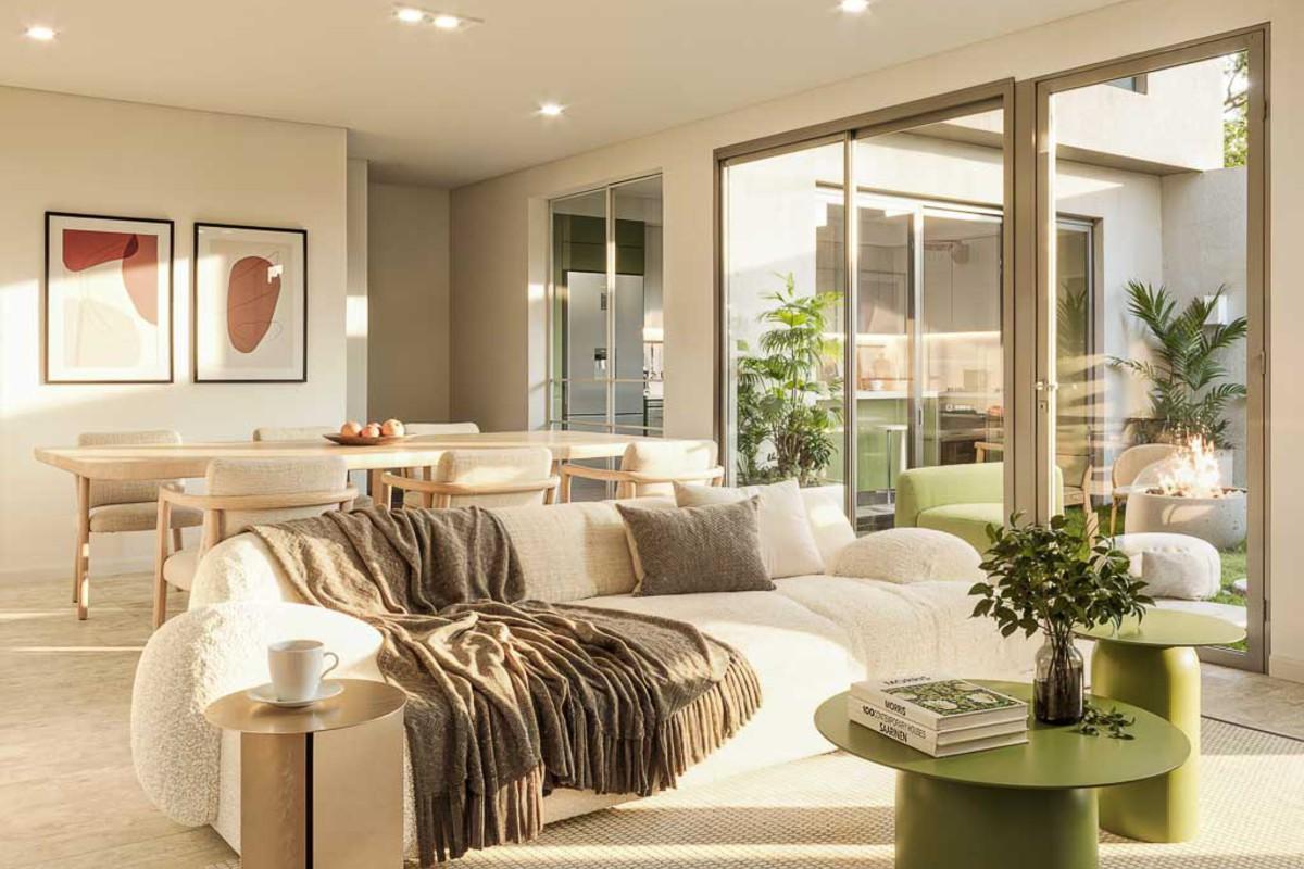 Casa reciclada de 3 dormitorios. Con patio, terraza con parrillero y piscina.