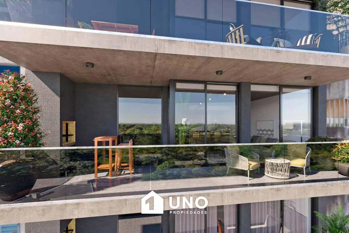 Piso exclusivo de 2 dormitorios con balcón y cochera. Amenities en azotea. 4