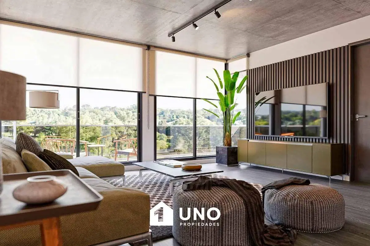 Piso exclusivo de 2 dormitorios con balcón y cochera. Amenities en azotea. 3