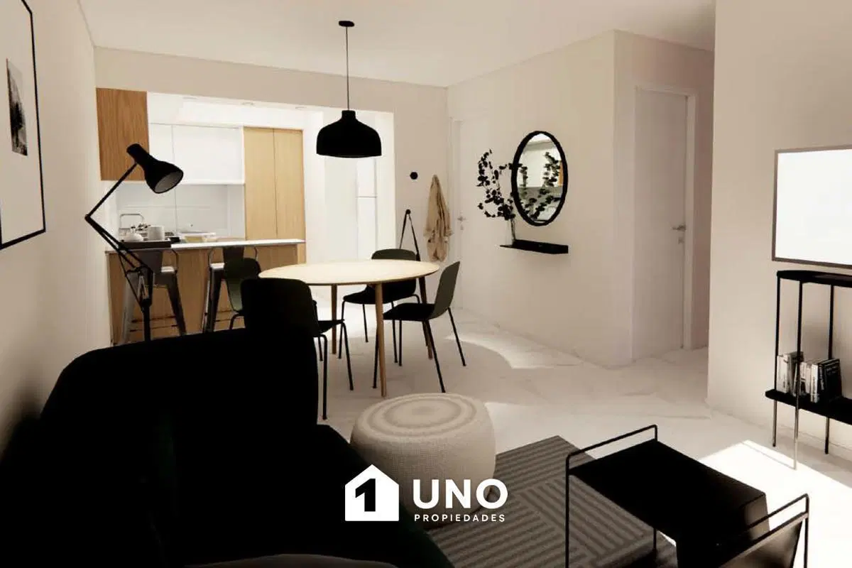 Departamento de 2 dormitorios con balcón terraza y parrillero. 1