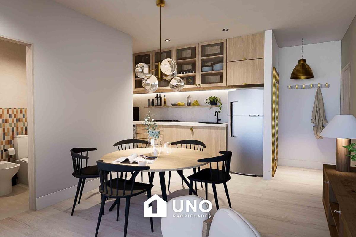 Foto de Departamento de 1 dormitorio con balcón y cocina integrada. Entrega, imagen 4