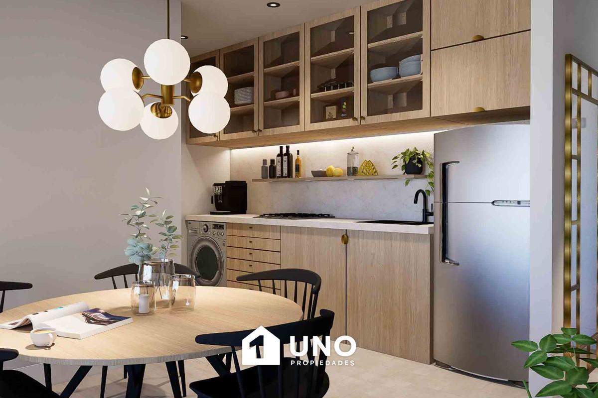 Foto de Departamento de 1 dormitorio con balcón y cocina integrada. Entrega, imagen 1