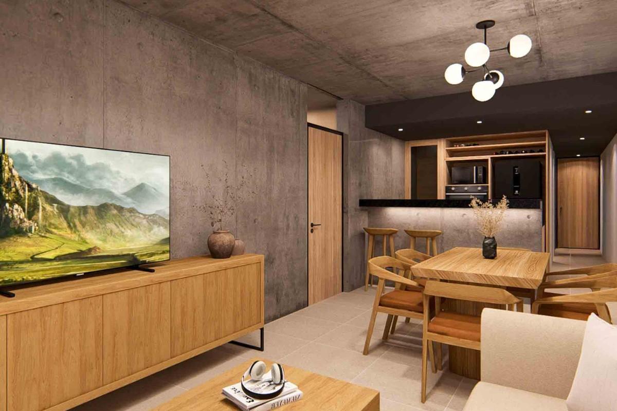 Foto de Departamento de 2 dormitorios con balcón y amenities en azotea. Entrega, imagen 1