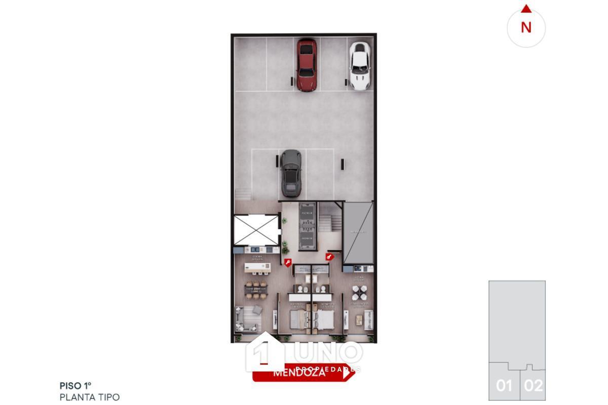 Foto de Oficina amplia con patio y amenities, entrega inmediata. Cochera, imagen 5