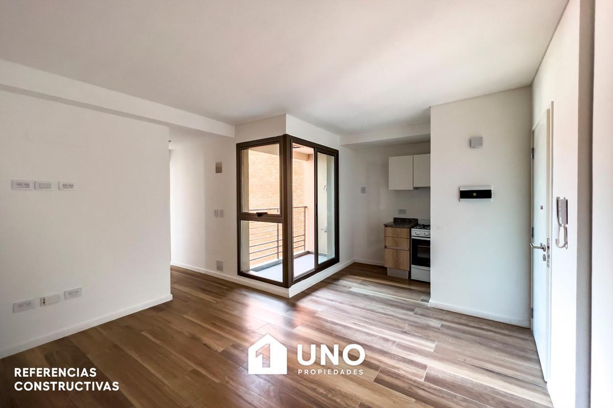 Foto de Departamento de 1 dormitorio con balcón y amenities en azotea. Entrega, imagen 2