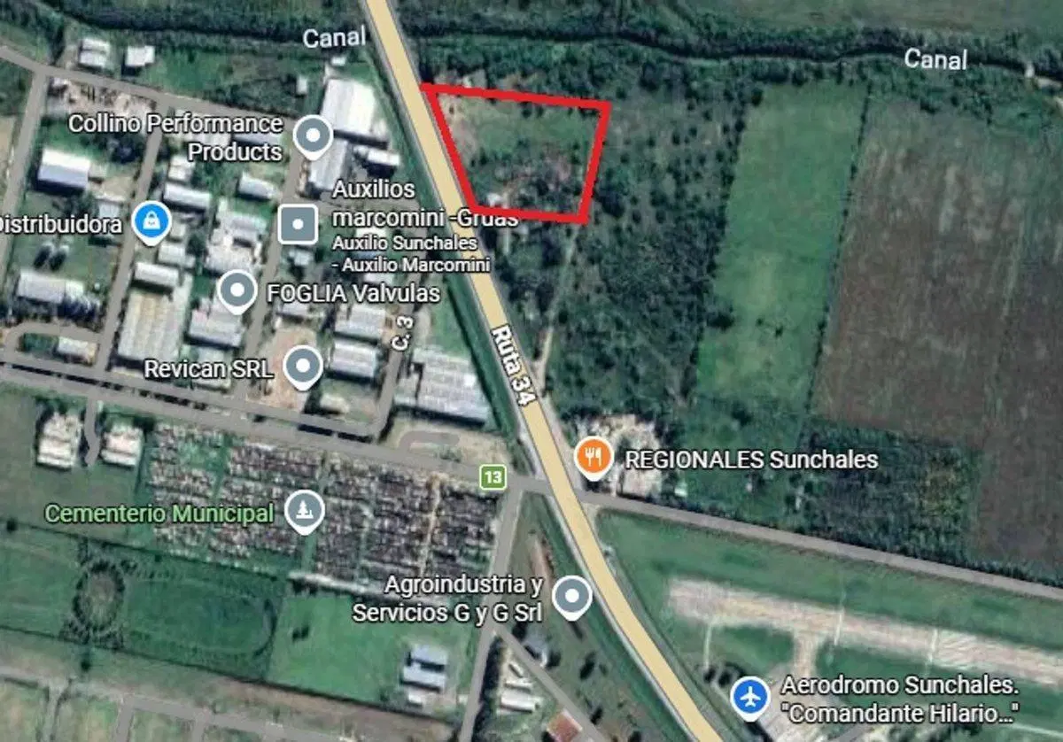 VENTA/HECTAREA/SOBRE RUTA 34/ SUNCHALES 4