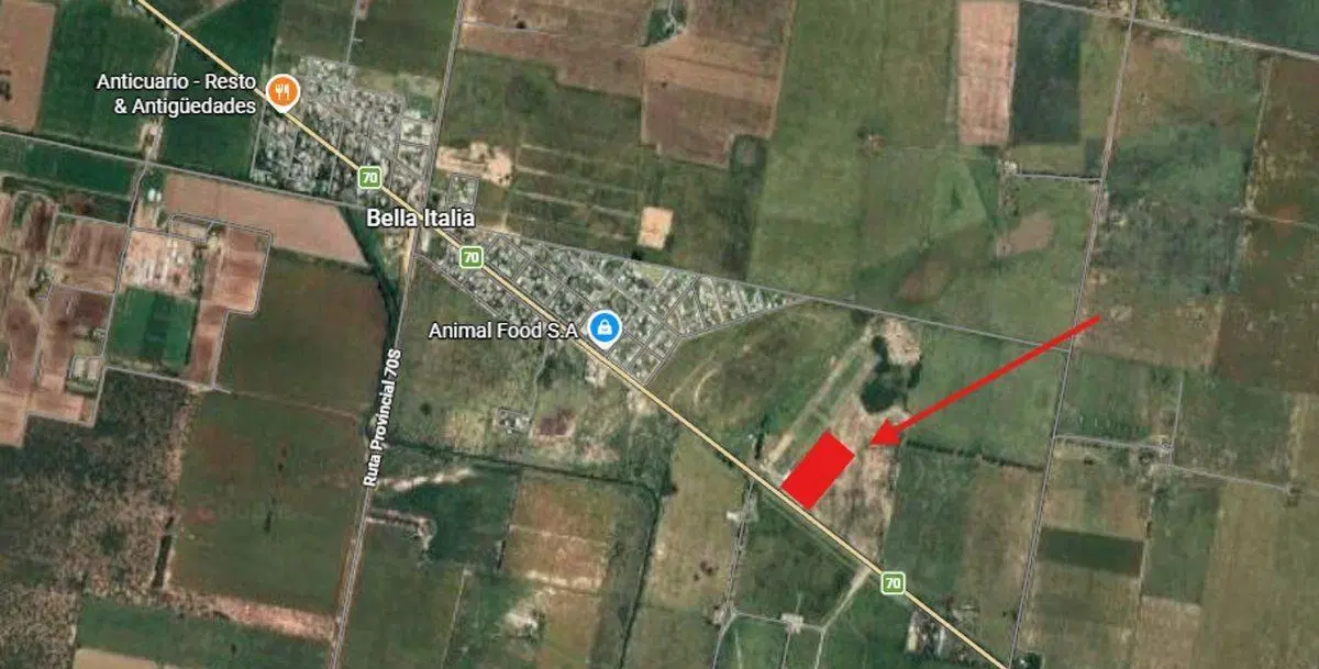 VENTA / TERRENO / 2HA SOBRE RUTA 70 / BELLA ITALIA 5