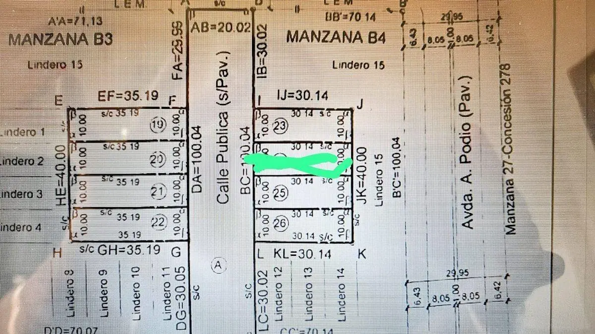 VENTA / LOTE / BARRIO LOS NOGALES / RAFAELA 2