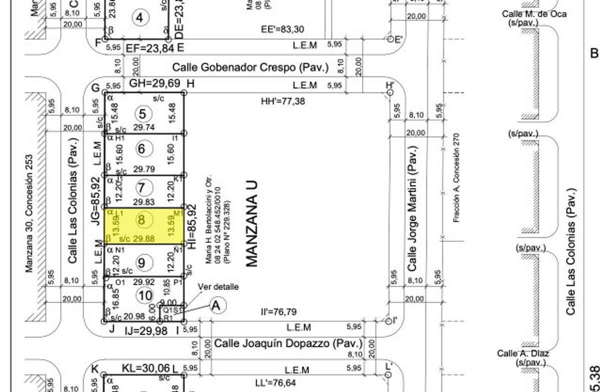 Foto de VENTA - LOTE 14 MT. DE FRENTE - B. BELGRANO - RAF., imagen 4