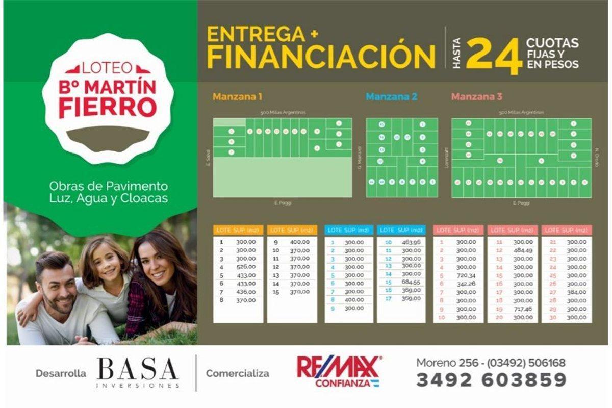 Foto de VENTA/ LOTEO BARRIO MARTÍN FIERRO/ RAFAELA, imagen 1