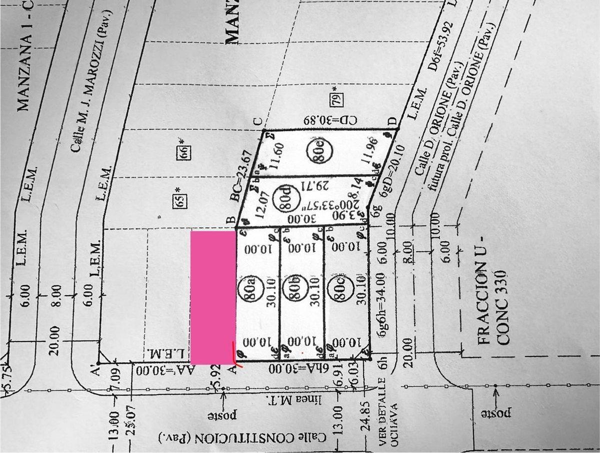 Foto de REMAX VENDE / LOTE ESCRITURABLE /ZONA SUR, imagen 2