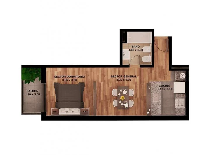 Cochabamba 1100 - Monoambiente en venta en Rosario