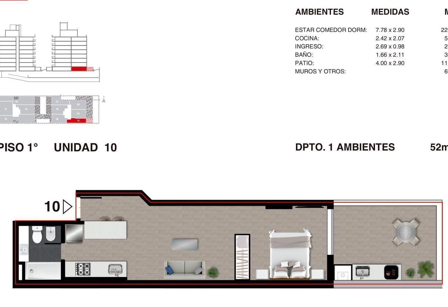 Sarmiento 1500 - Departamento en venta - Rosario Centro