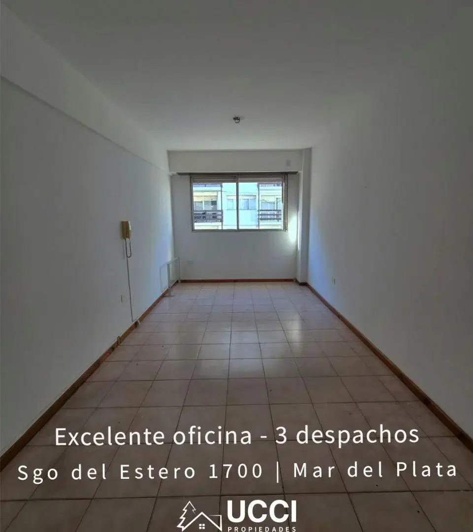 Venta Oficina con 3 despachos y recepción / seguridad y ubicación 3