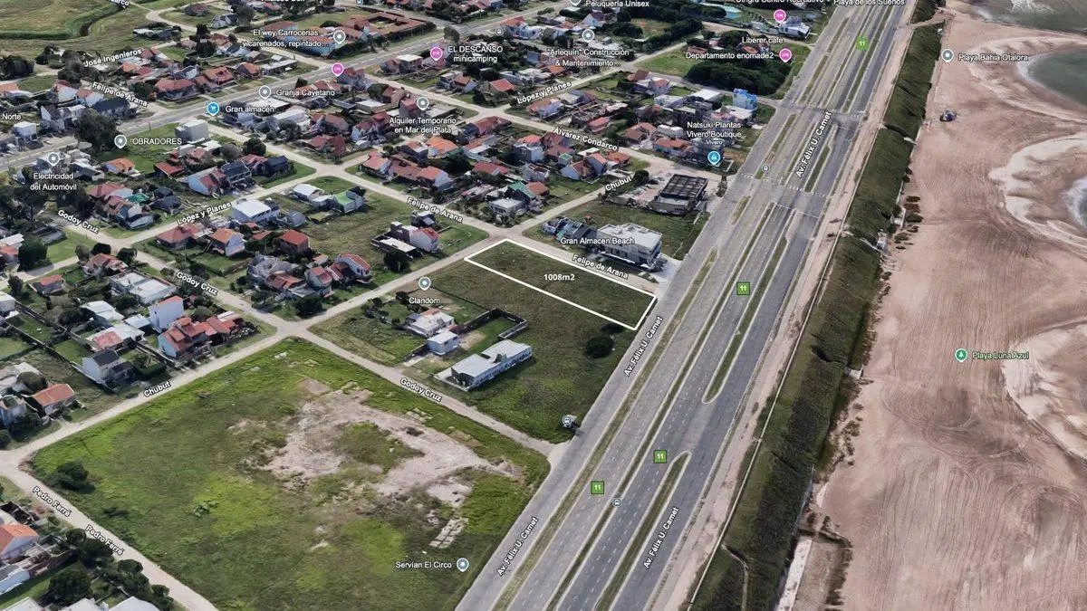VENTA DE LOTE 1000 M2 FRENTE AL MAR 3